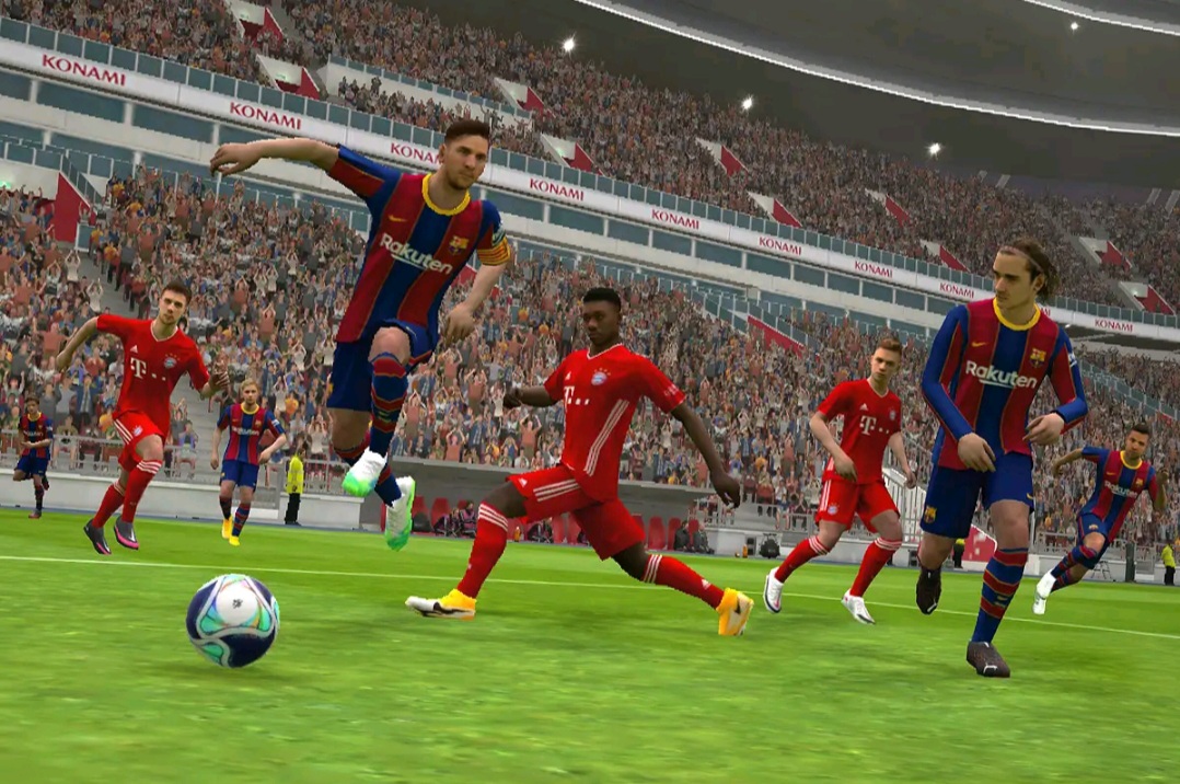 Tampilan permainan eFootball PES 2021 (sumber: Konami)