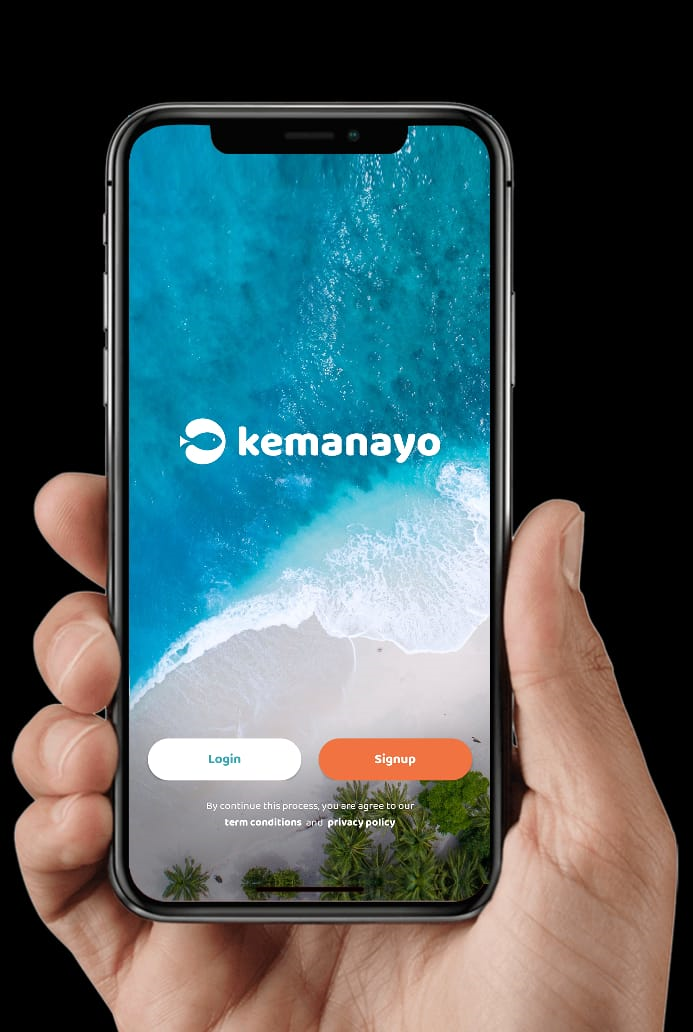 Tampilan aplikasi Kemanayo