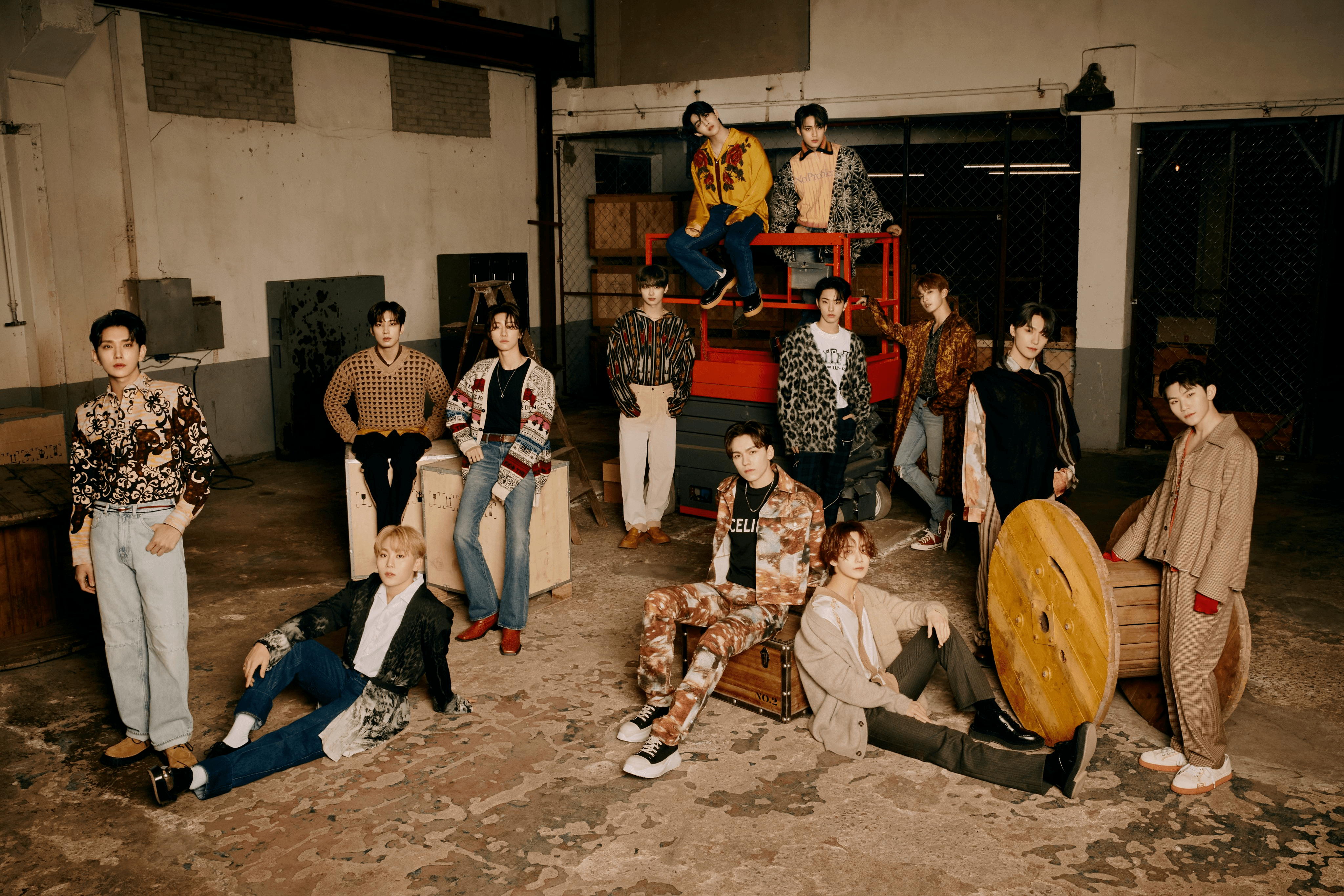 Boy group SEVENTEEN. (Pledis Entertainment)
