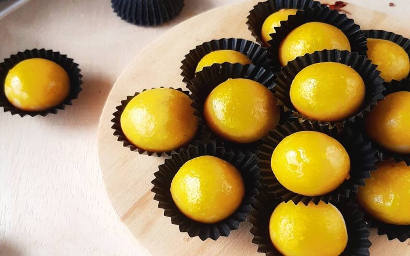 Kue nastar kukus./Instagram @ibueok.haura
