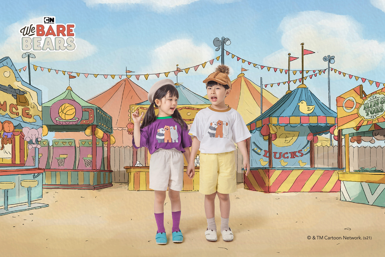 Koleksi kolaborasi Wakai Kids dan We Bare Bears. (Dok. Wakai Kids)