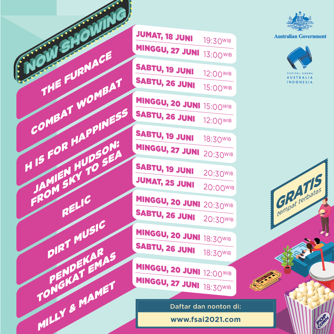 Jadwal Festival Sinema Australia Indonesia (Dok. Kedutaan Besar Australia Jakarta)