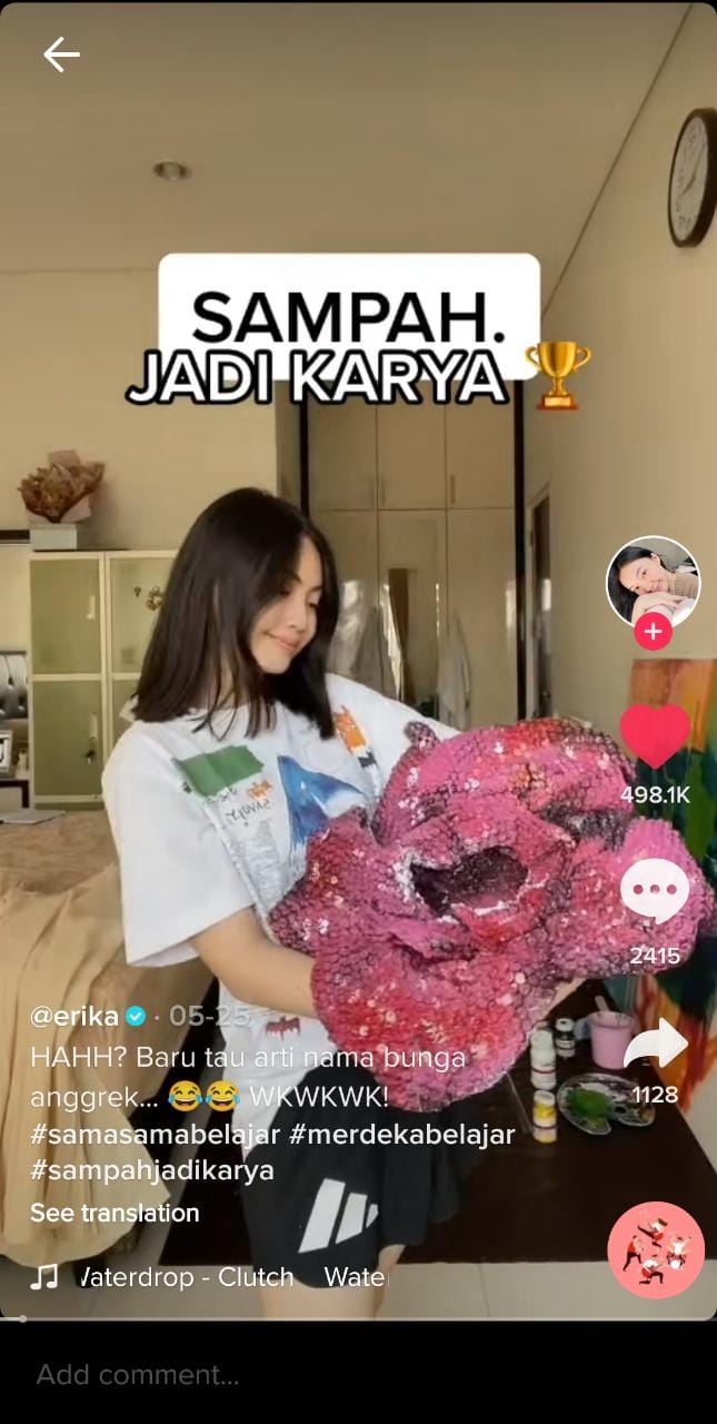 Erika Richardo (Dok. TikTok Indonesia)