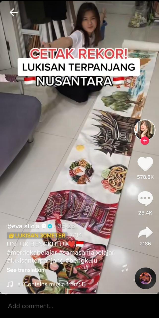 Alicia Eva (Dok. TikTok Indonesia)