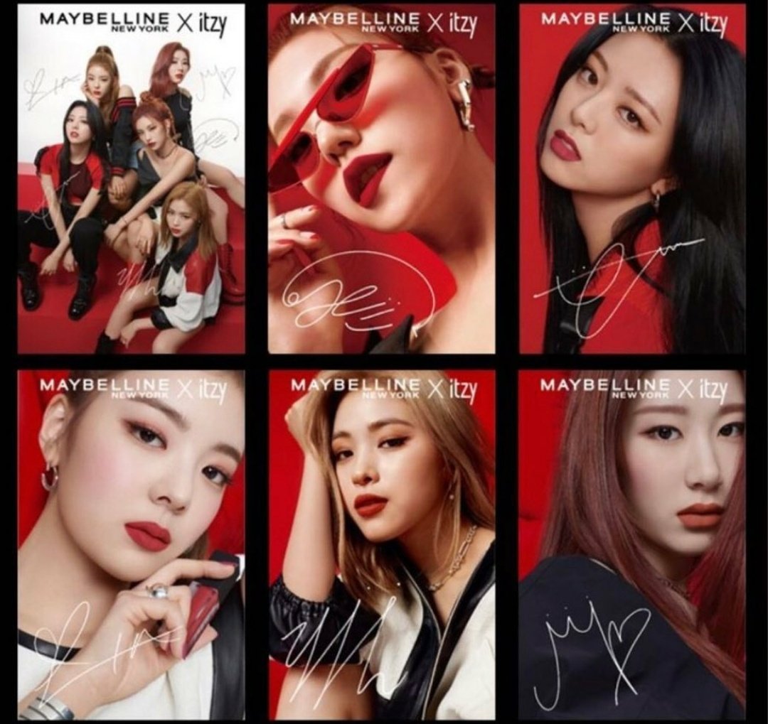 Photocard Maybelline x ITZY (Dok. Maybelline)