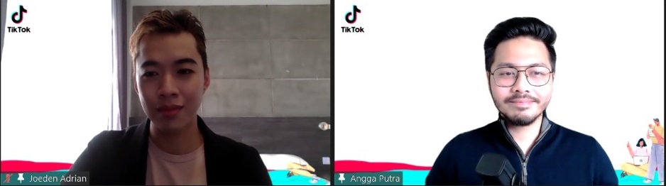Joeden (kiri) & Angga Anugrah Putra (kanan) (Dok. TikTok Indonesia)