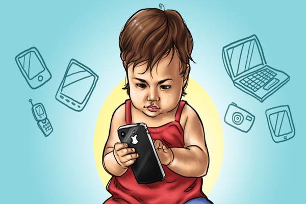 Anak main gadget/lifehacker