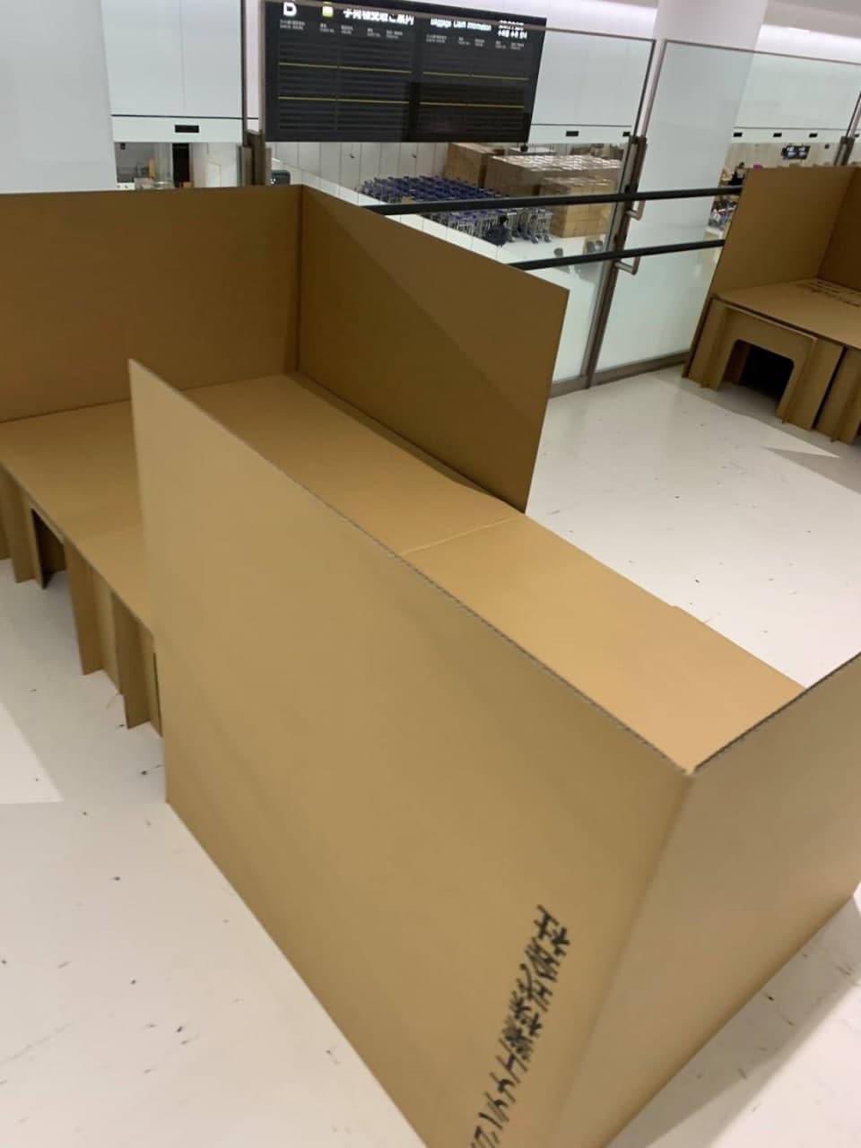 Tempat tidur atlet Olimpiade Tokyo (dok. Twitter)