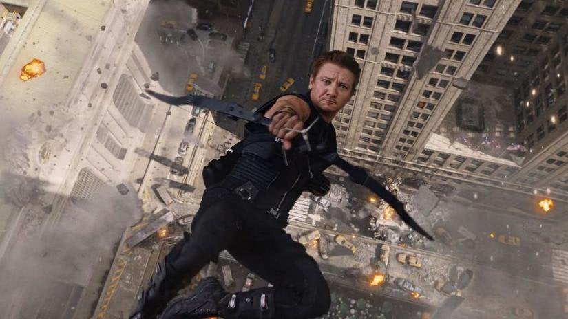 Jeremy Renner di film The Avengers (Dok. Marvel)