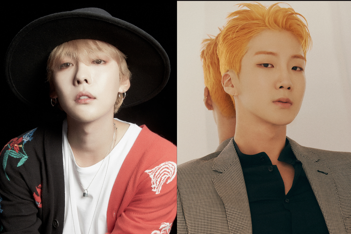 Jinwoo (kiri) dan Seunghoon (kanan) WINNER. (Dok. YG Entertainment)