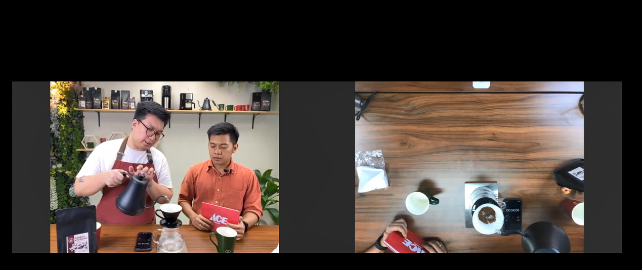 Workshop virtual Menjadi Barista di Rumah Bersama Acepresso. (Dok. Kawan Lama Group)