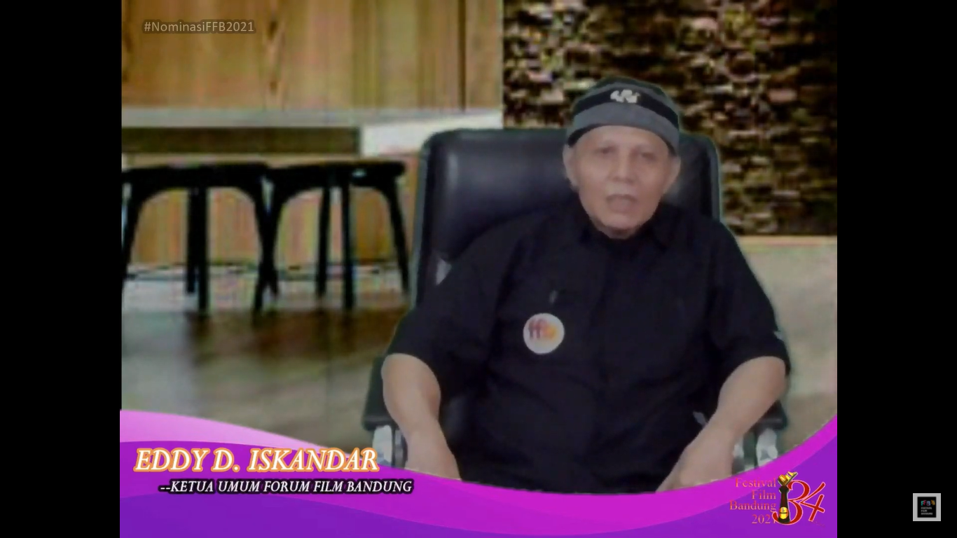 Ketua Umum Forum Film Bandung Eddy D. Iskandar. (Dok. Tangkapan layar YouTube)