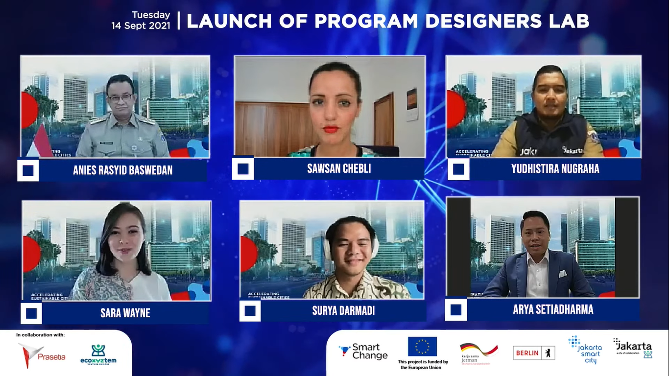 Smart Change - Program Designers Lab. (Dok. Tangakapan Layar Zoom)
