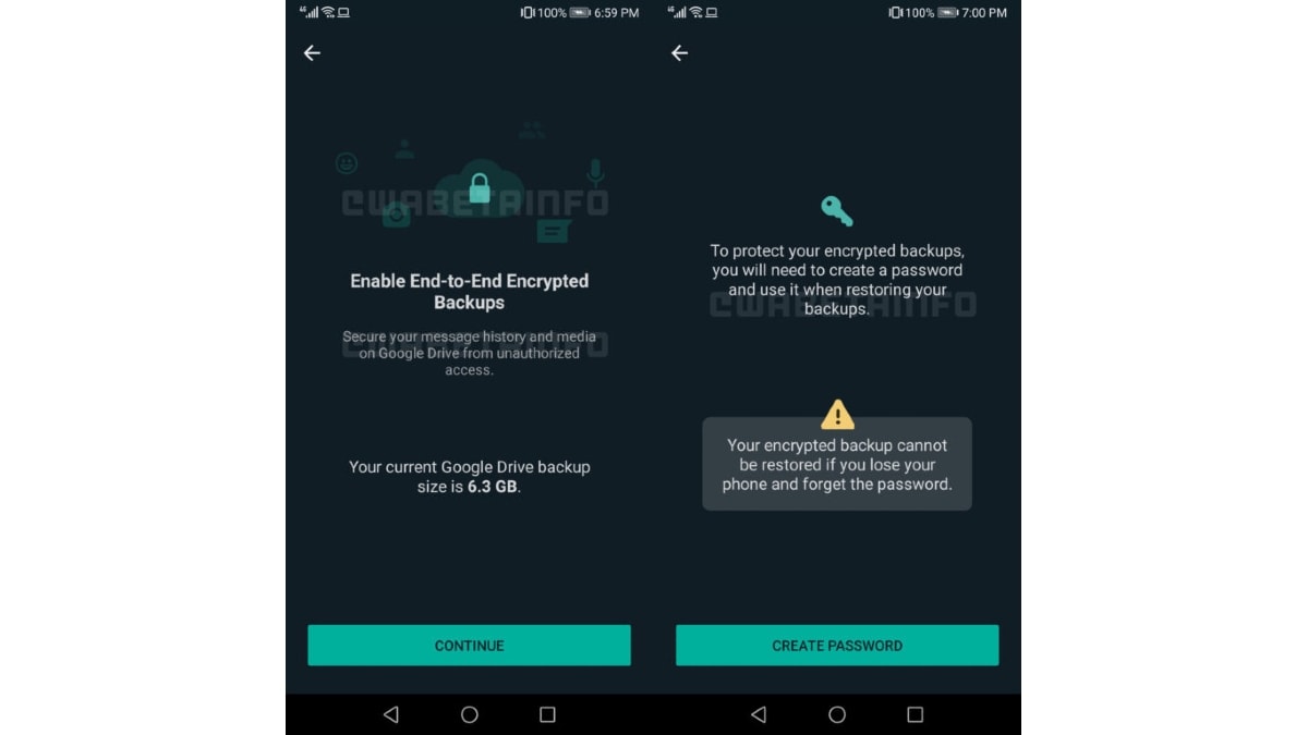 WhatsApp end-to-end encryption (WABetaInfo)