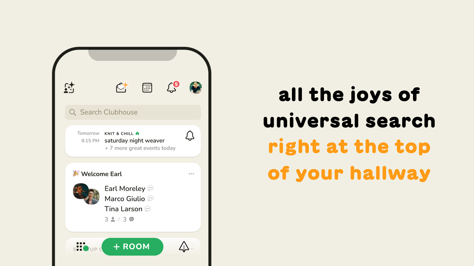 Clubhouse Universal Search (Clubhouse)