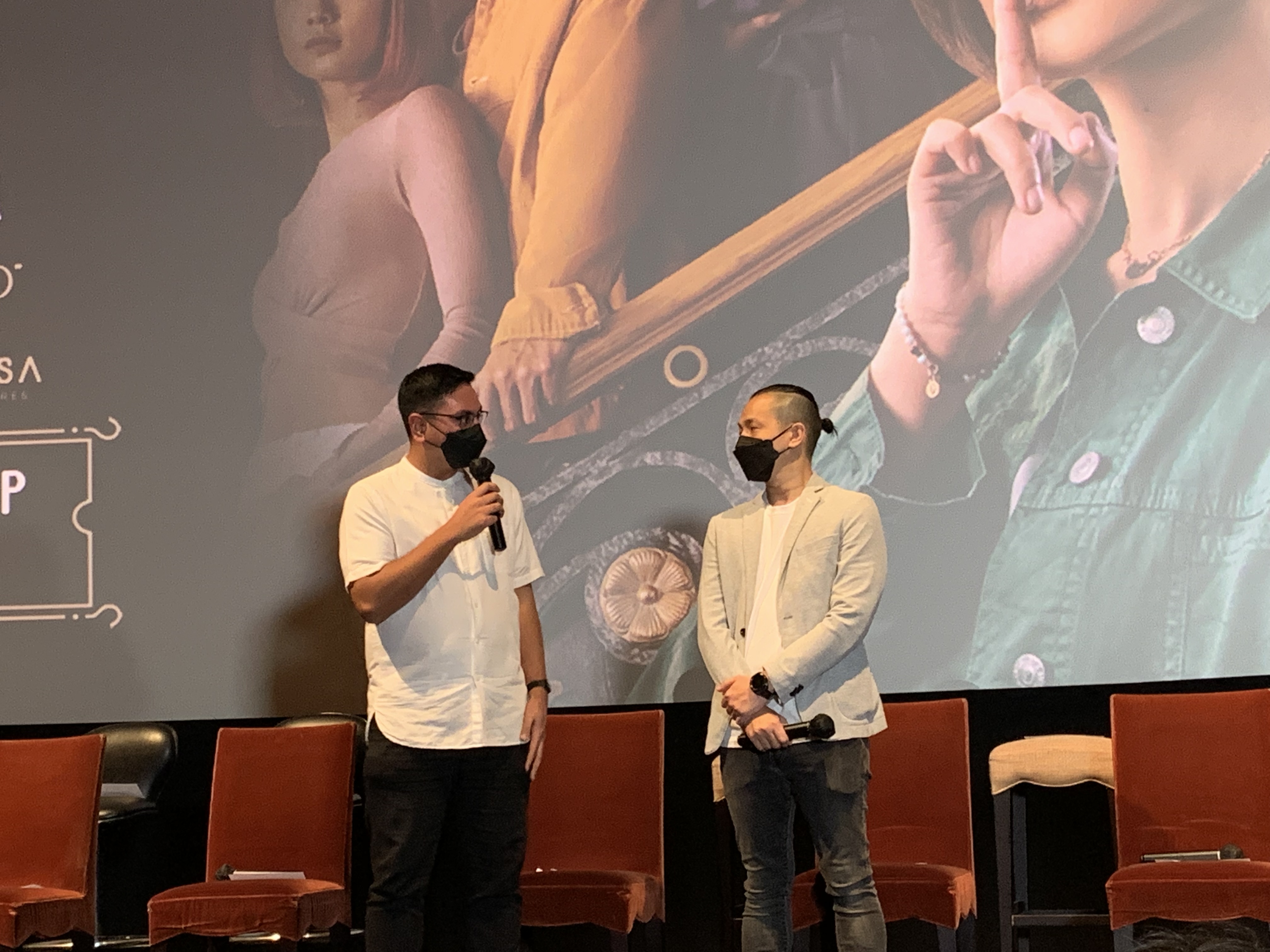 Reza Servia & Ernest Prakasa, Jakarta, Senin (8/11). (Dok. hypeabis/NAN)