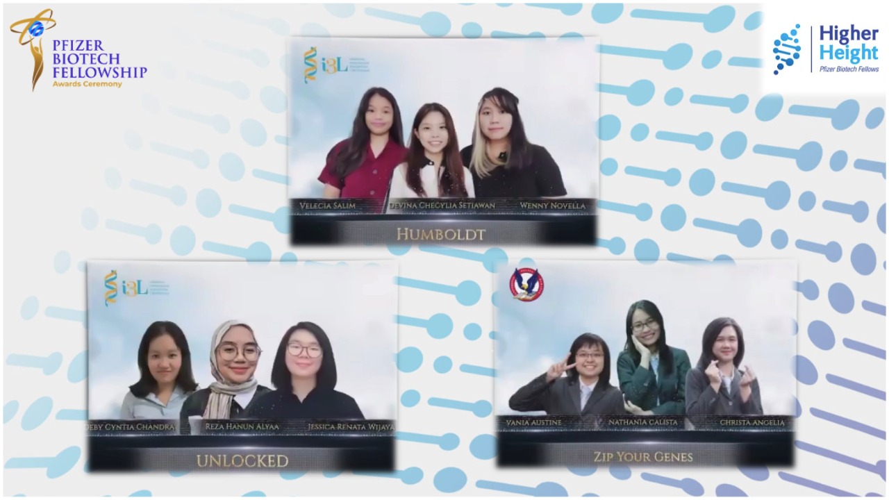 Pemenang Pfizer Biotech Fellowship kategori S1 (Dok
