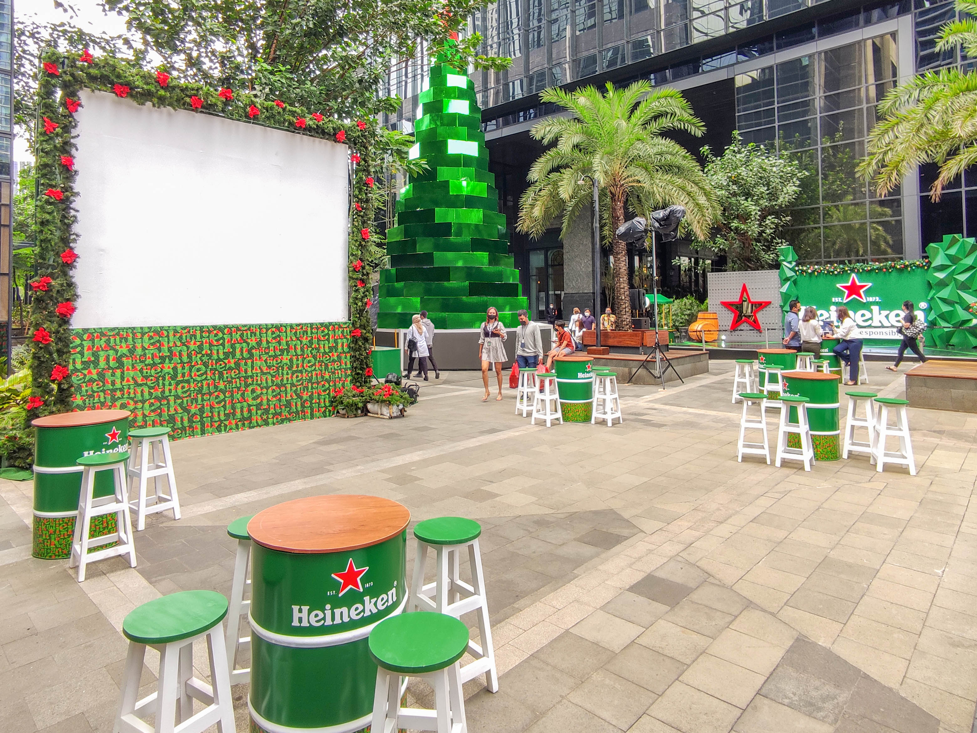 Heineken Christmas Garden di Ashta District 8. (Dok. Heineken)