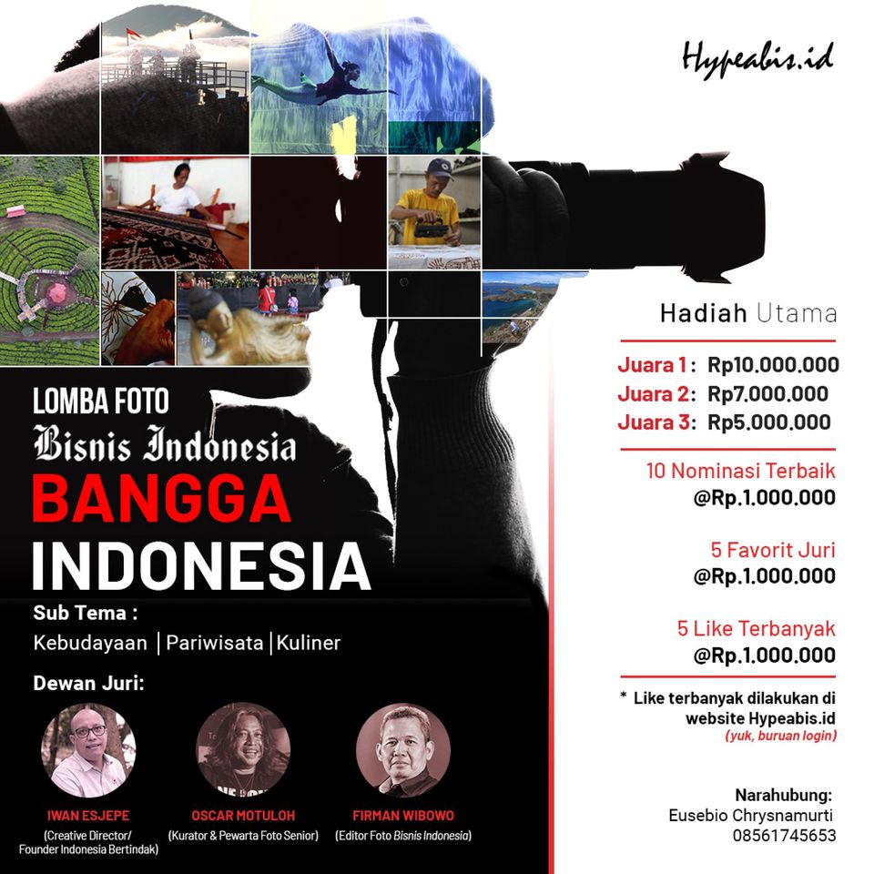 Lomba Foto Bangga Indonesia Bisnis Indonesia (dok: Hypeabis/Rezha Hadyan)