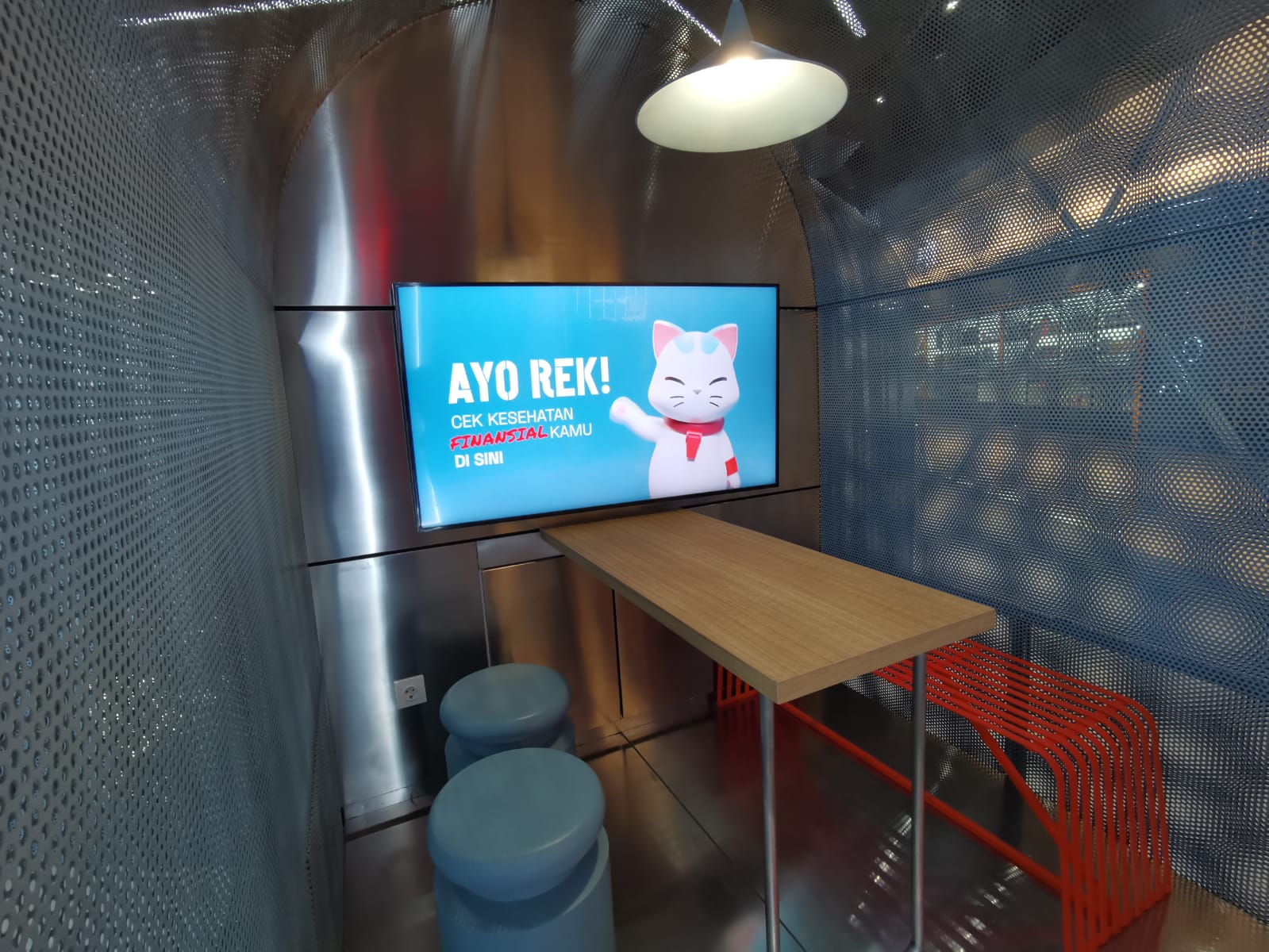 Tempat konsultasi dengan Nyala Trainer di FFG (dok. Hypeabis.id/Syaiful)