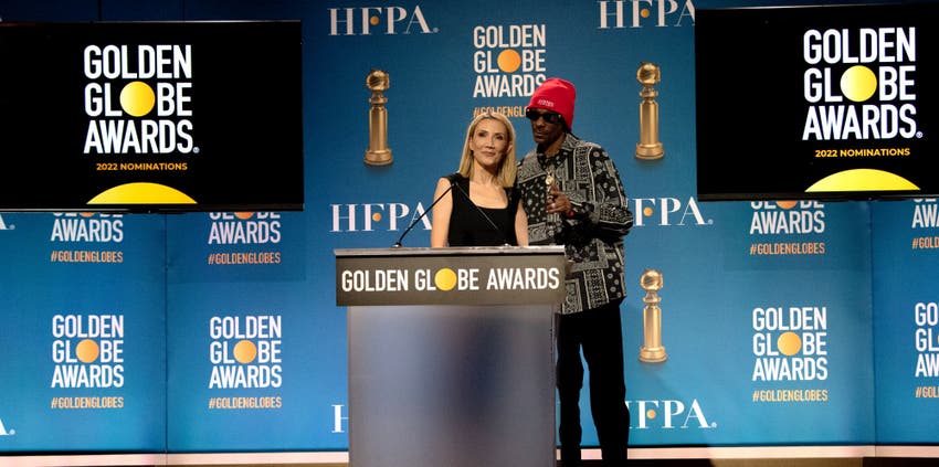 Pembacaan nominasi Golden Globes 2022 (Dok. Golden Globes)