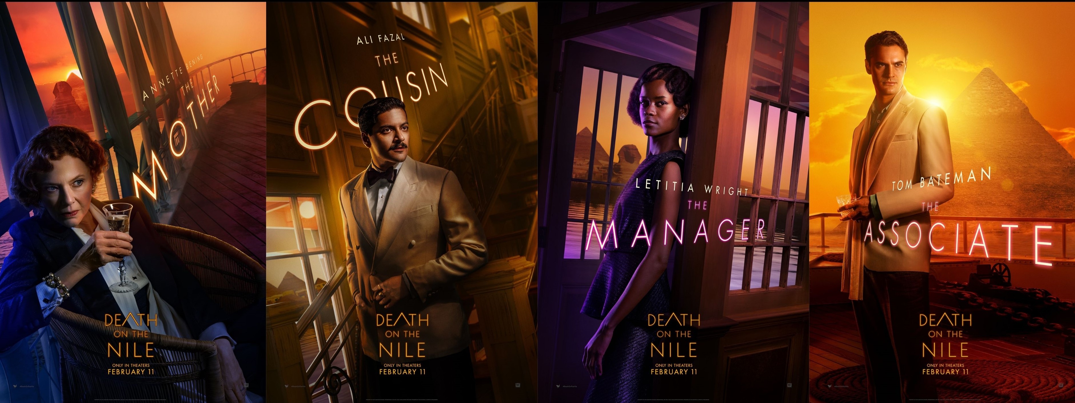 Kiri ke kanan: Annette Bening, Ali Fazal, Letitia Wright, dan Tom Bateman. (Dok. 20th Century Fox)