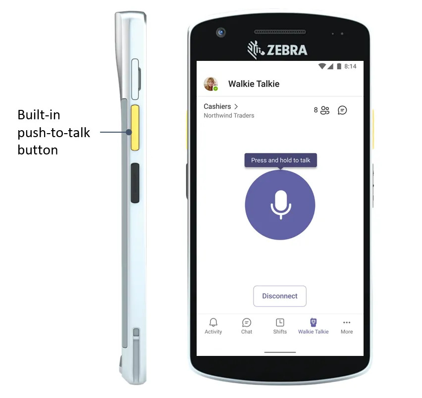 Walkie Talkie (dok. Microsoft)