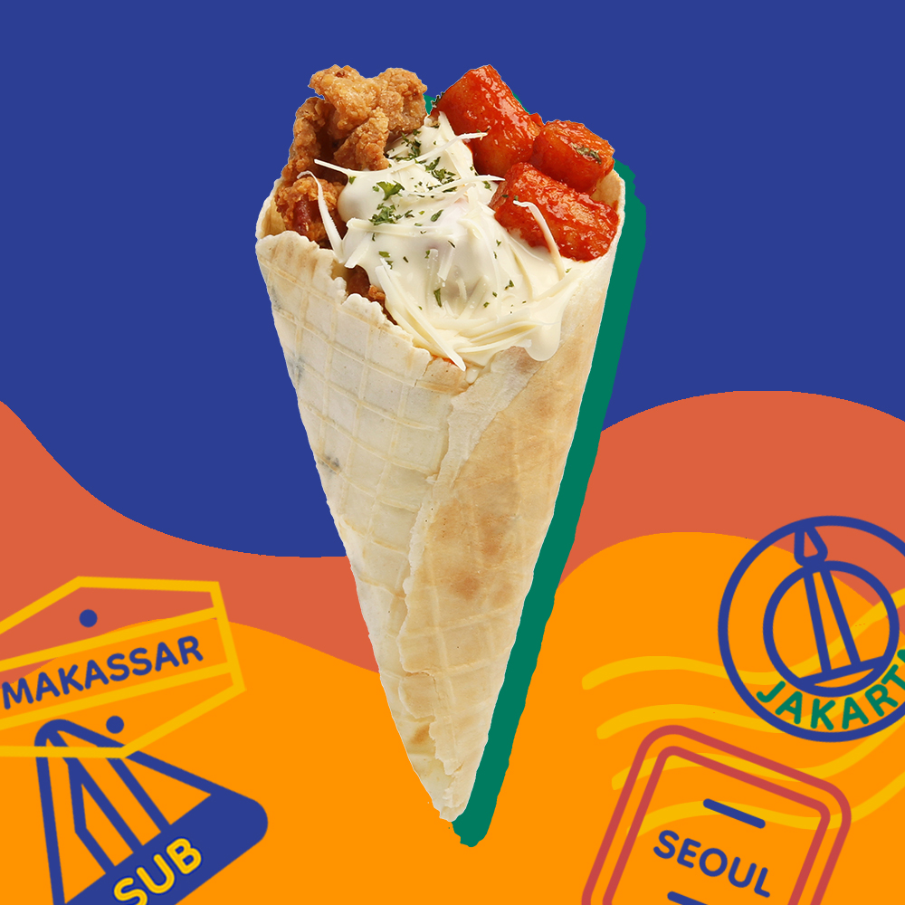 Menu K-JU Korean Chicken Waffle Cone Menu (Dok. Yummykitchen/Prochiz)