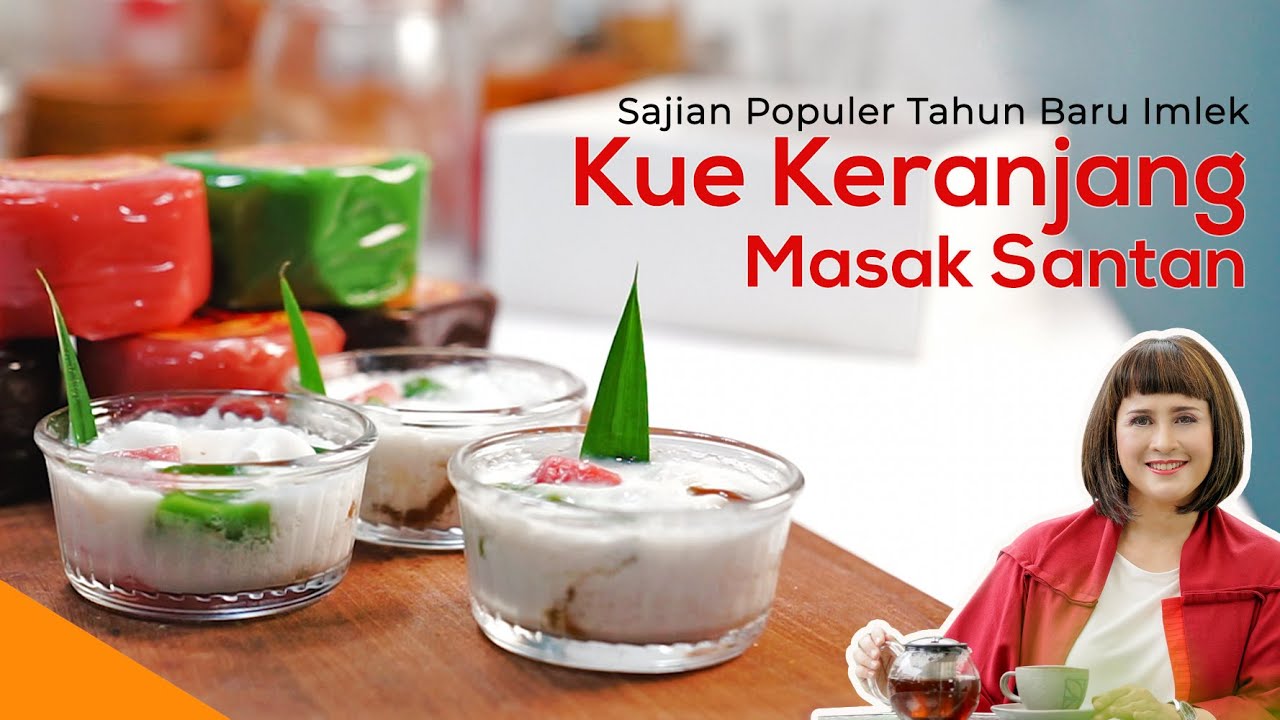 Kue keranjang santan (Dok: YouTube Santhi Serad)
