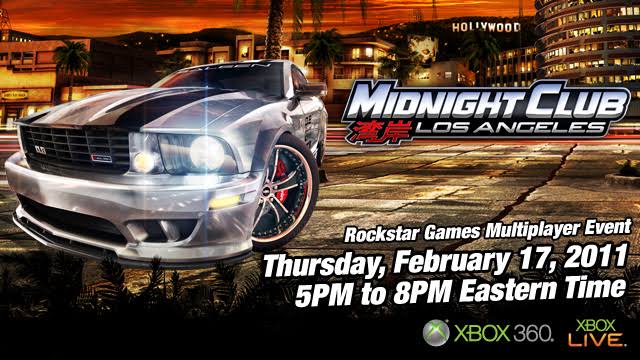 Game Midnight Club (dok. Rockstar Games)