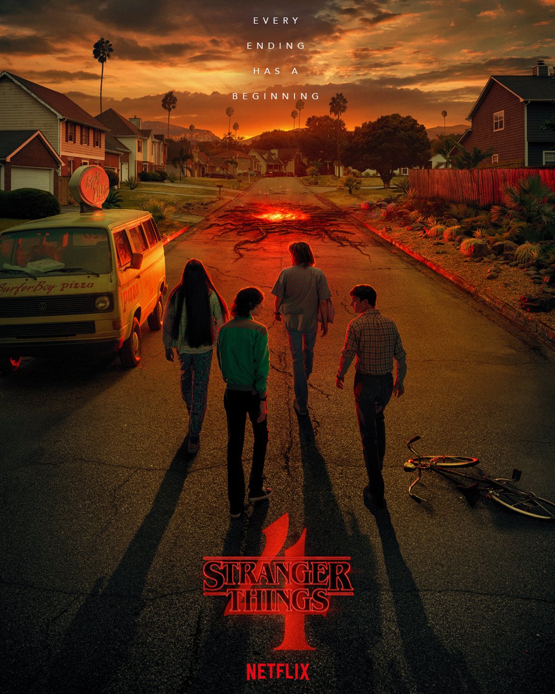 Poster teaser Stranger Things 4. (Dok. Netflix)
