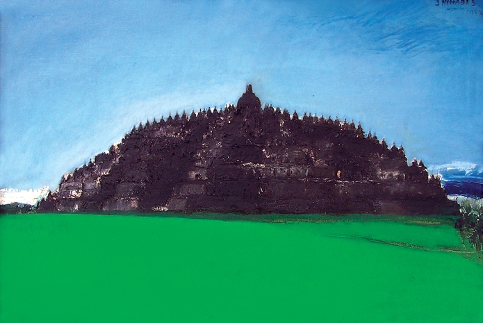 Lukisan Borobudur II/Galeri Nasional Indonesia