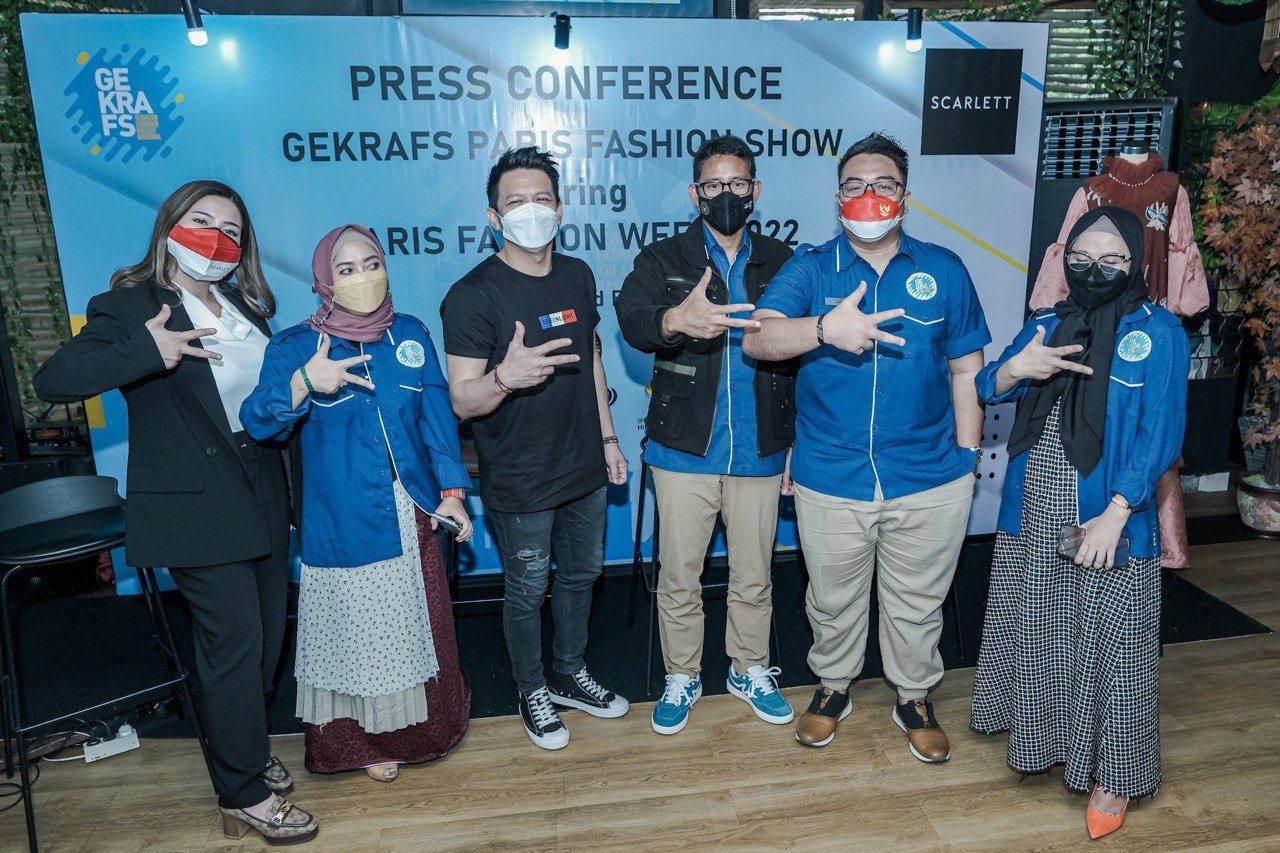 Gekrafs Paris Fashion Show at Paris Fashion Week 2022. (Dok. Kemenparekraf)