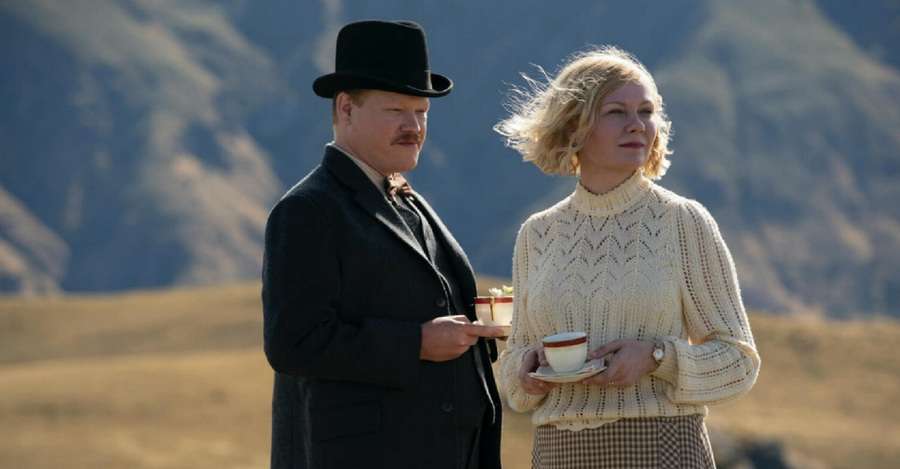 Jesee Plemons dan Kirsten Dunst dalam The Power of The Dog ( Sumber : Netflix)