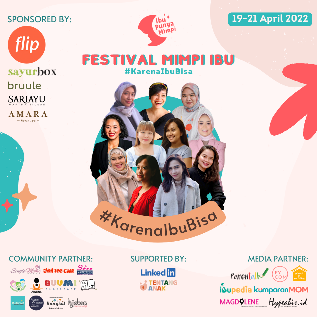 Poster acara Festival Mimpi Ibu. (Sumber gambar: Ibu Punya Mimpi)