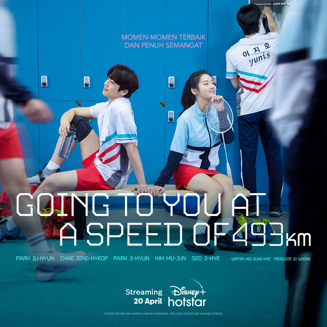 Poster utama serial Going to You at a Speed of 493KM. (Sumber gambar: Disney+ Hotstar)