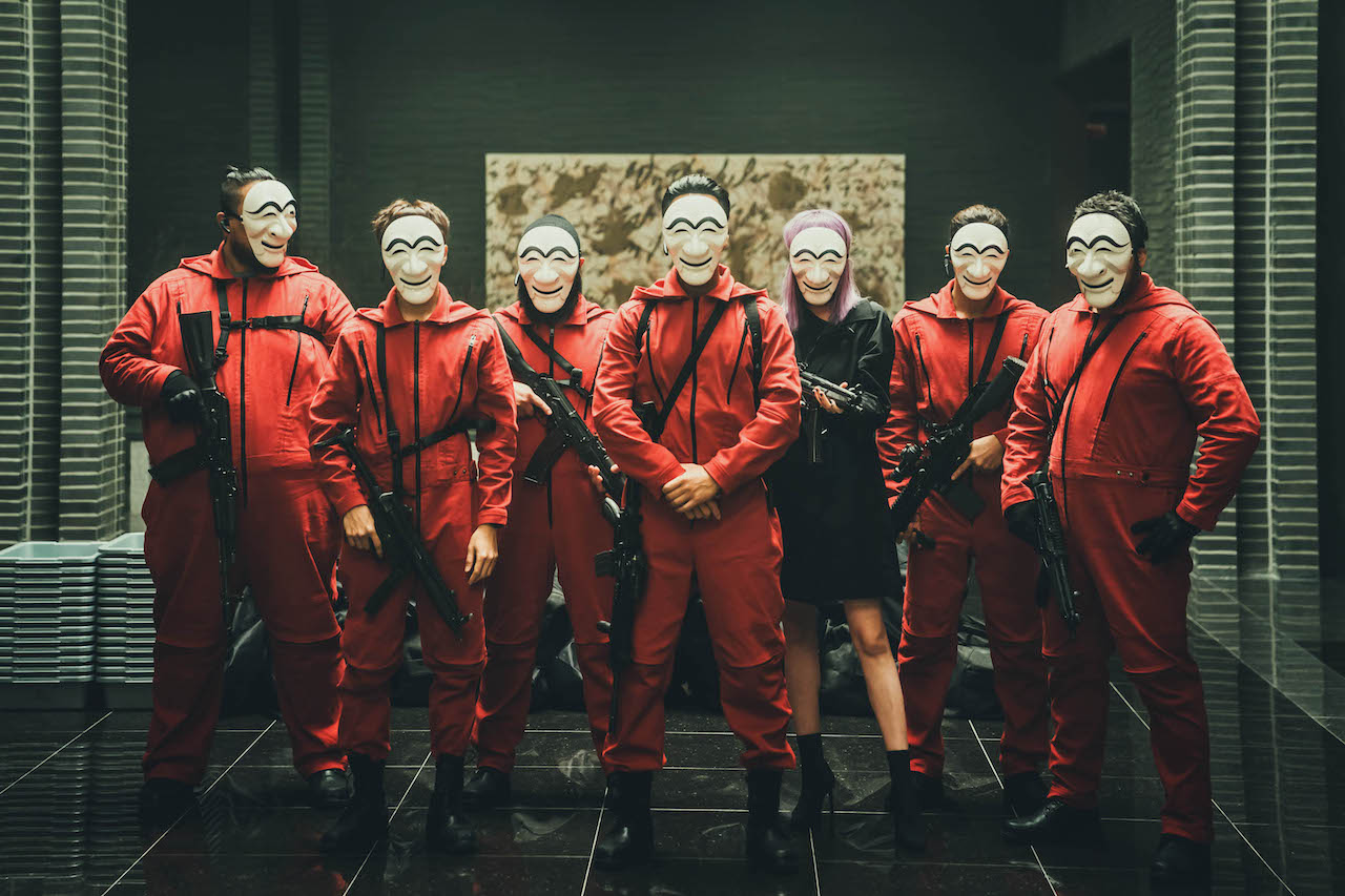 Foto first look Money Heist: Korea - Joint Economic Area Part 1. (Sumber gambar: Neflix)