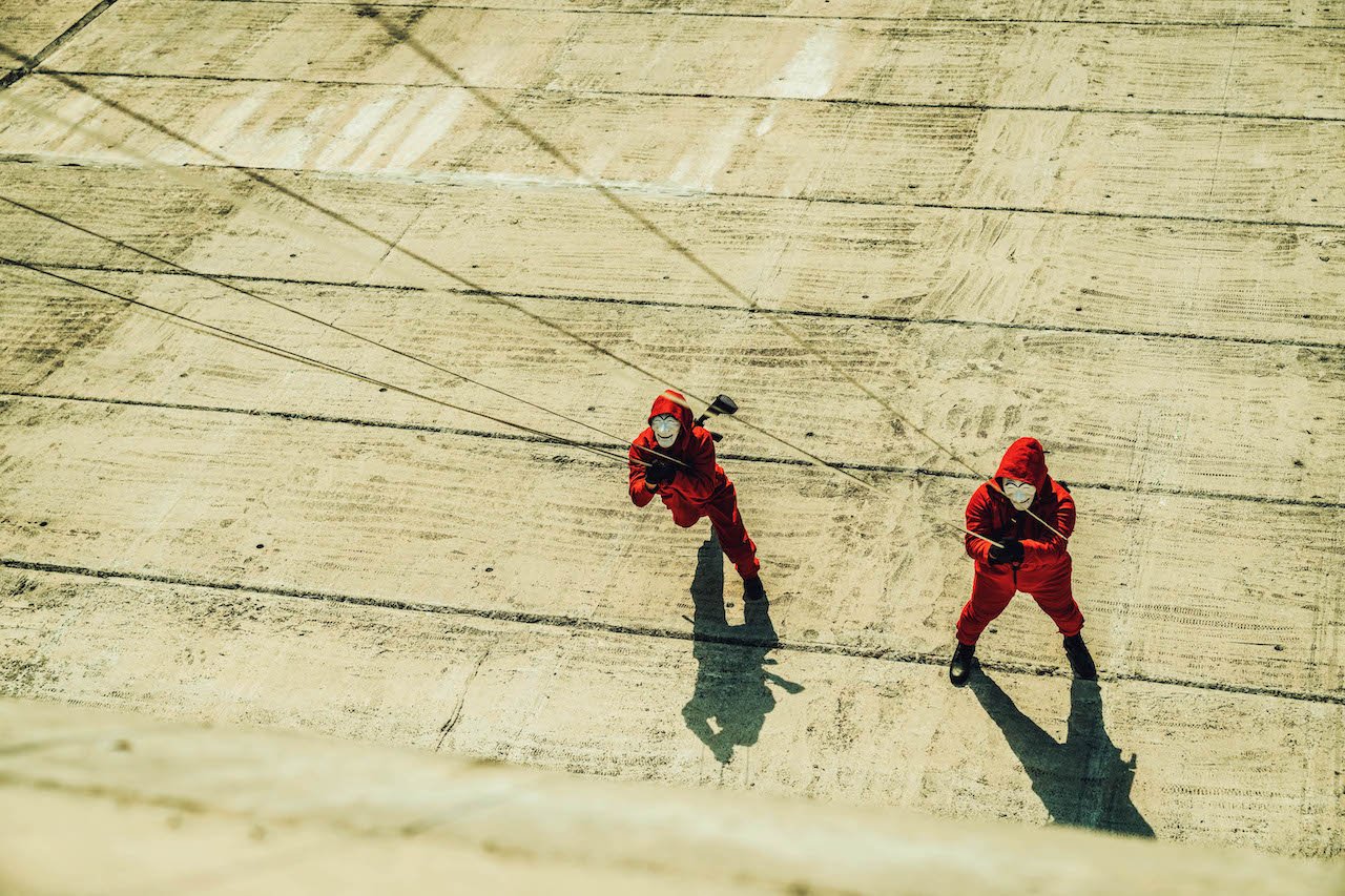 Foto first look Money Heist: Korea - Joint Economic Area Part 1. (Sumber gambar: Neflix)