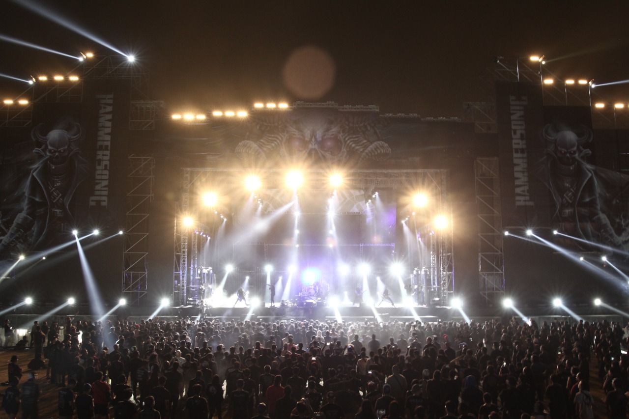 Ilustrasi band di Festival Hammersonic. (Sumber gambar: Hammersonic Festival)