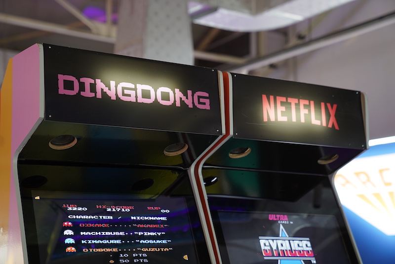 Instalasi Palace Arcade dalam Stranger Things - Upside Down Experience. (Sumber foto: Netflix)