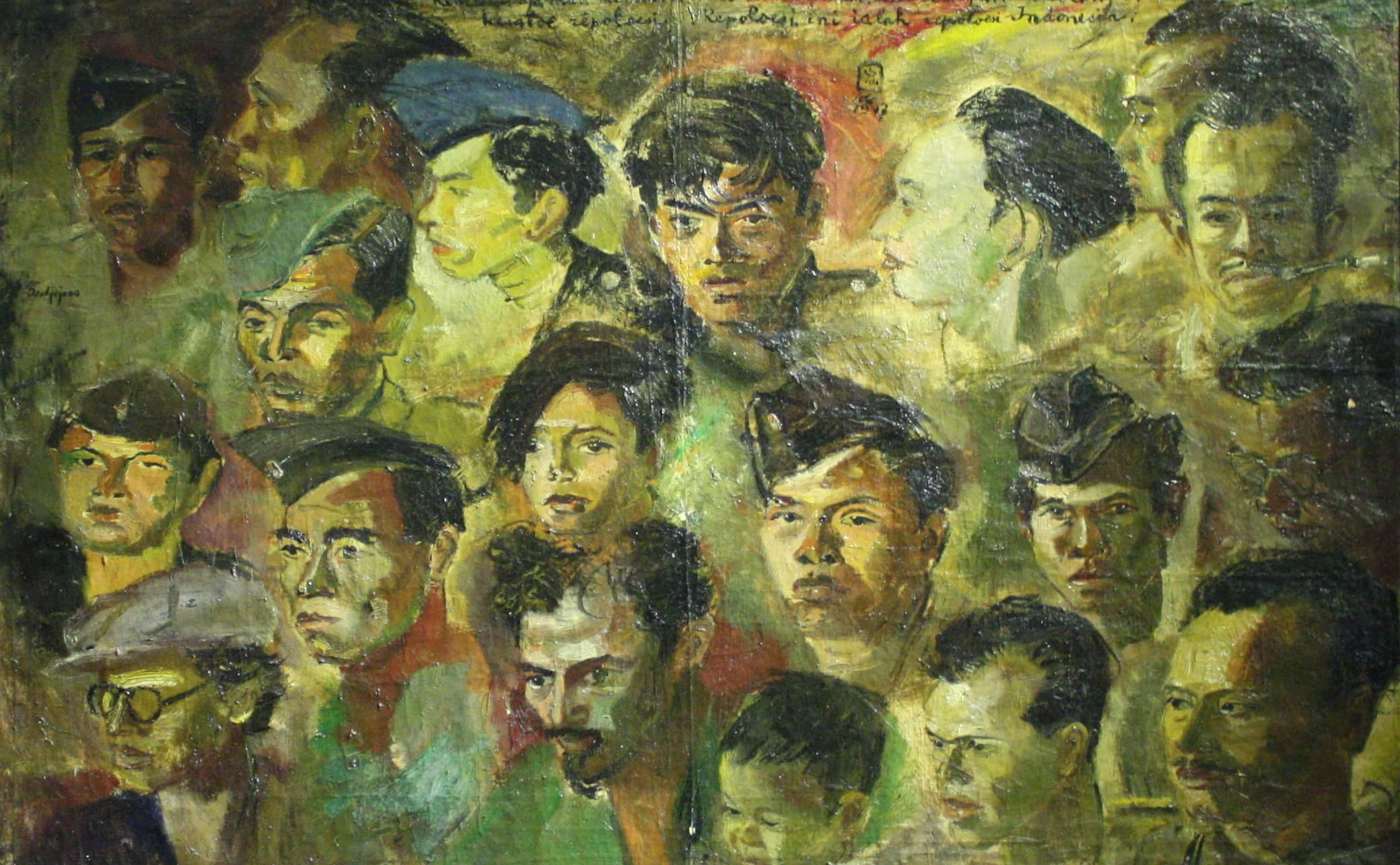 Lukisan Kawan-Kawan Revolusi (Sumber gambar: Hypeabis/Dika Irawan)