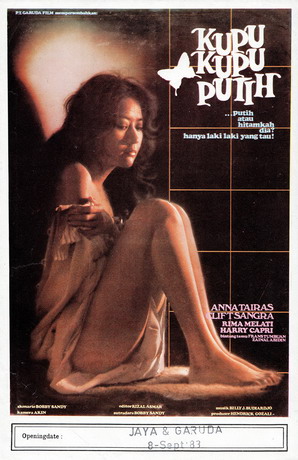 Poster Kupu-kupu Putih. (Sumber gambar: Garuda Film)