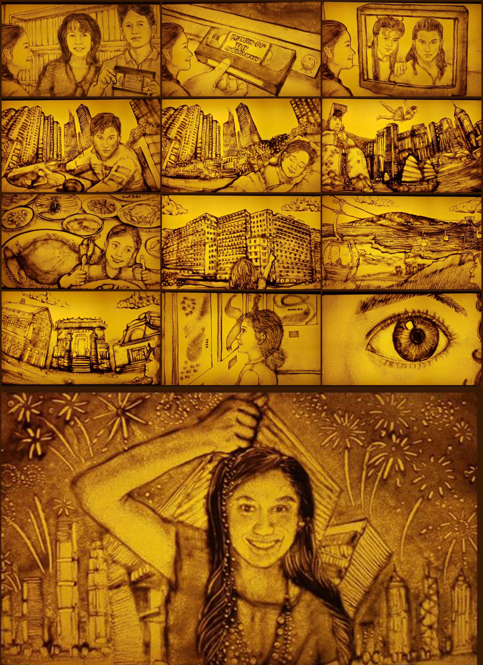 Hong Kong Through the Sands of Time oleh Vina Candrawati. (Sumber gambar: HKTB)