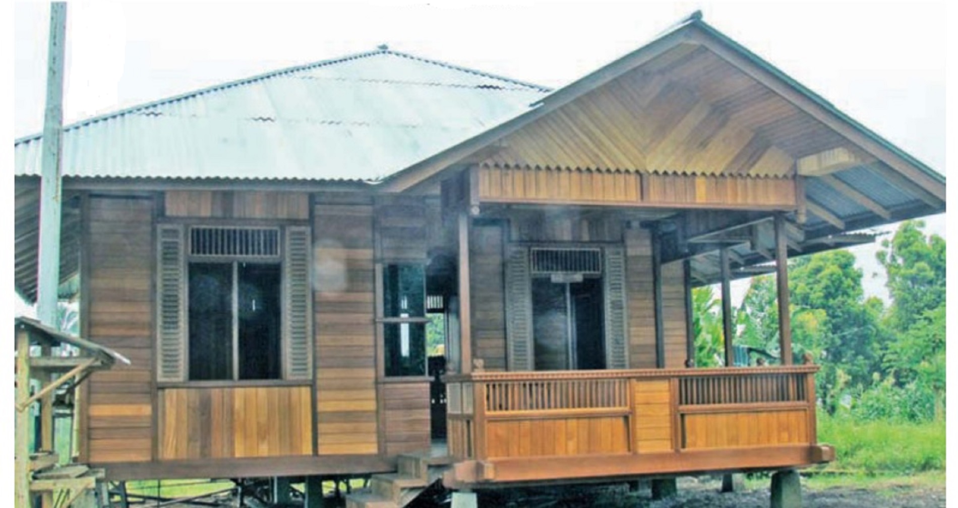 Rumah adat Minahasa. (jibi)