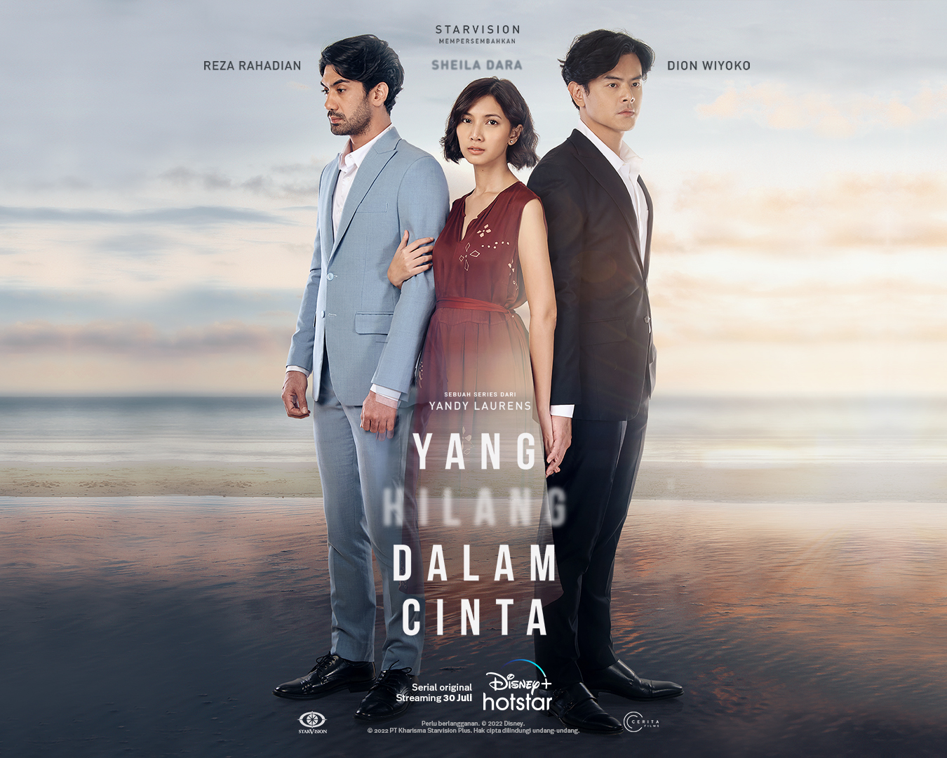 Poster serial Yang Hilang Dalam Cinta. (Sumber gambar: Starvision/Disney+ Hotstar) 