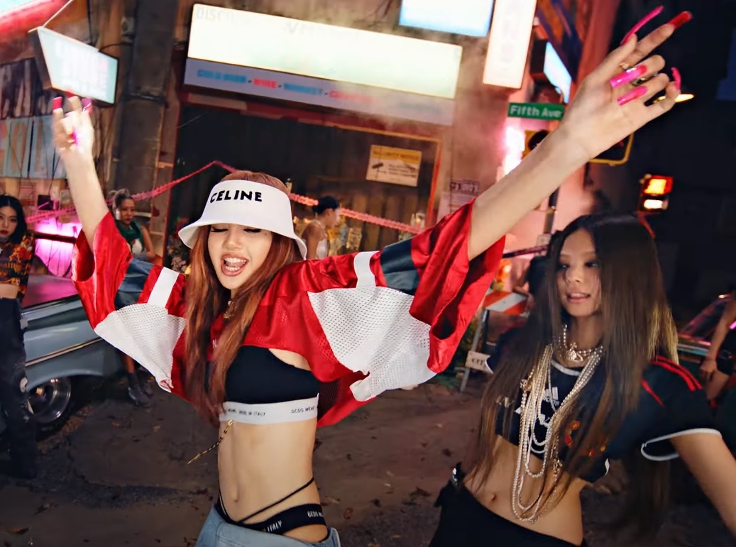 Cuplikan video klip single Pink Venom (Sumber gambar: YouTube/Blackpink)