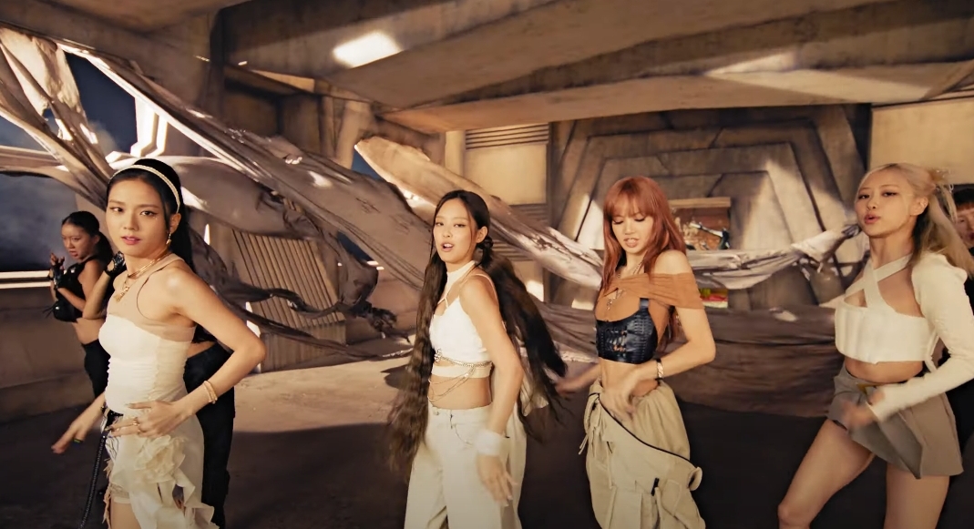 Cuplikan video klip single Pink Venom (Sumber gambar: YouTube/Blackpink)