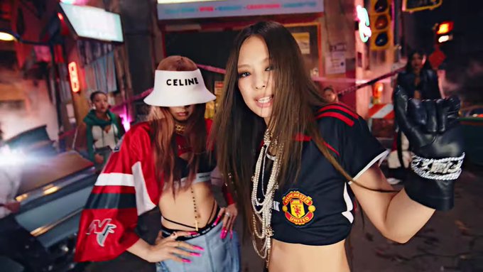 Cuplikan video klip single Pink Venom (Sumber gambar: YouTube/Blackpink)