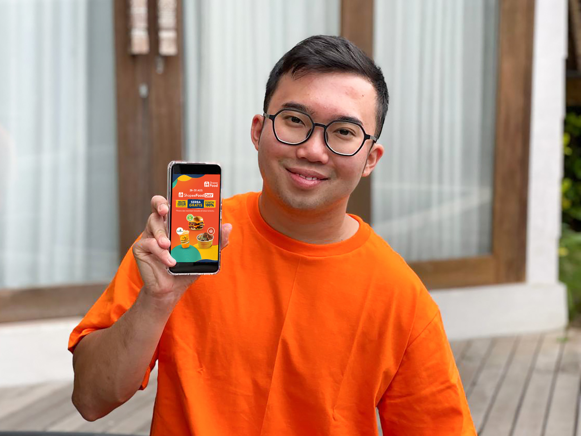 Food vlogger Andre Sarwono (Sumber gambar: Shopee Food)
