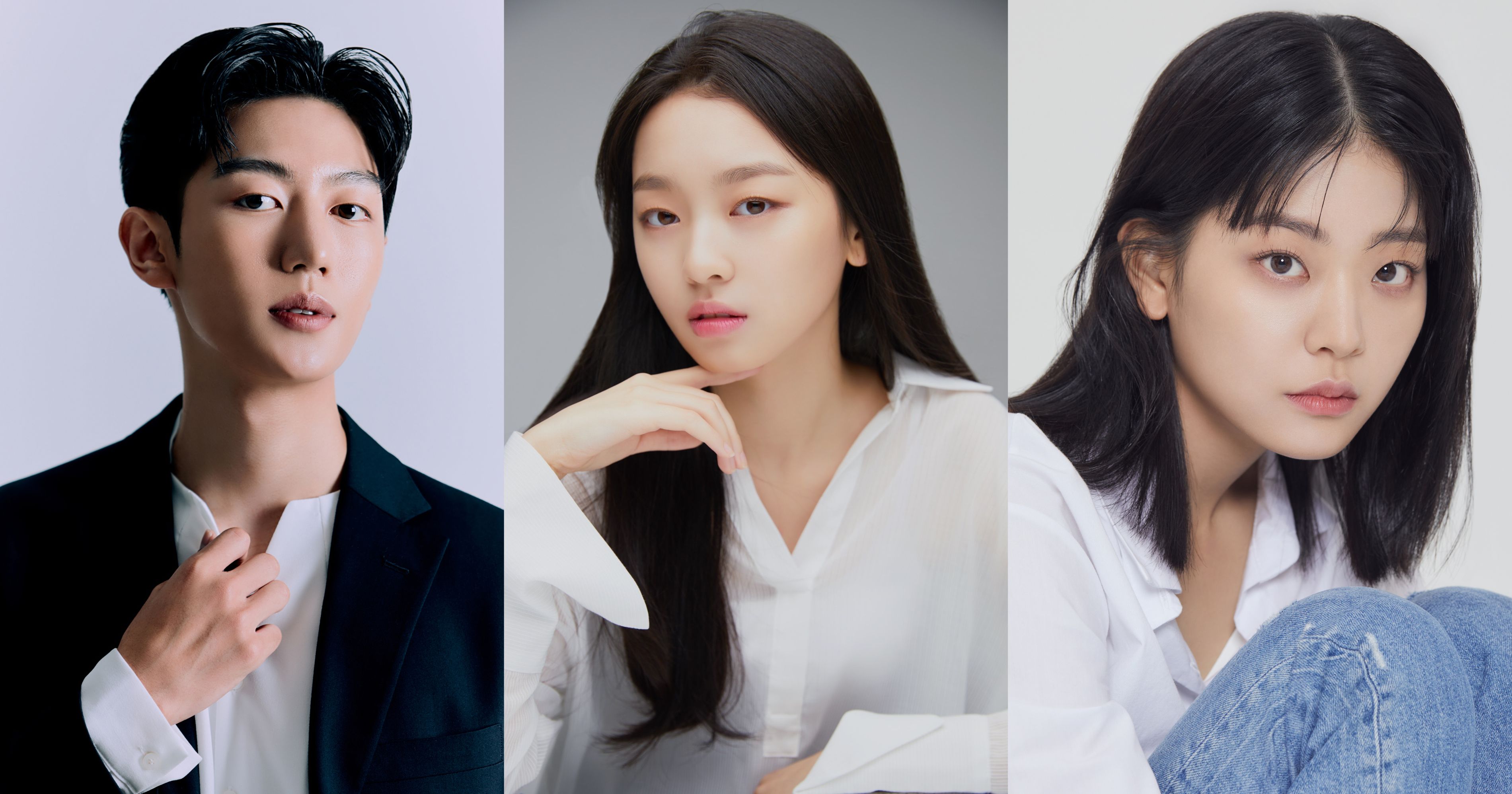 Kiri ke kanan: Chae Sang-woo, Lee Soo-min, dan Jung Soo-bin untuk Revenge of Others. (Sumber gambar: Disney+ Hotstar)